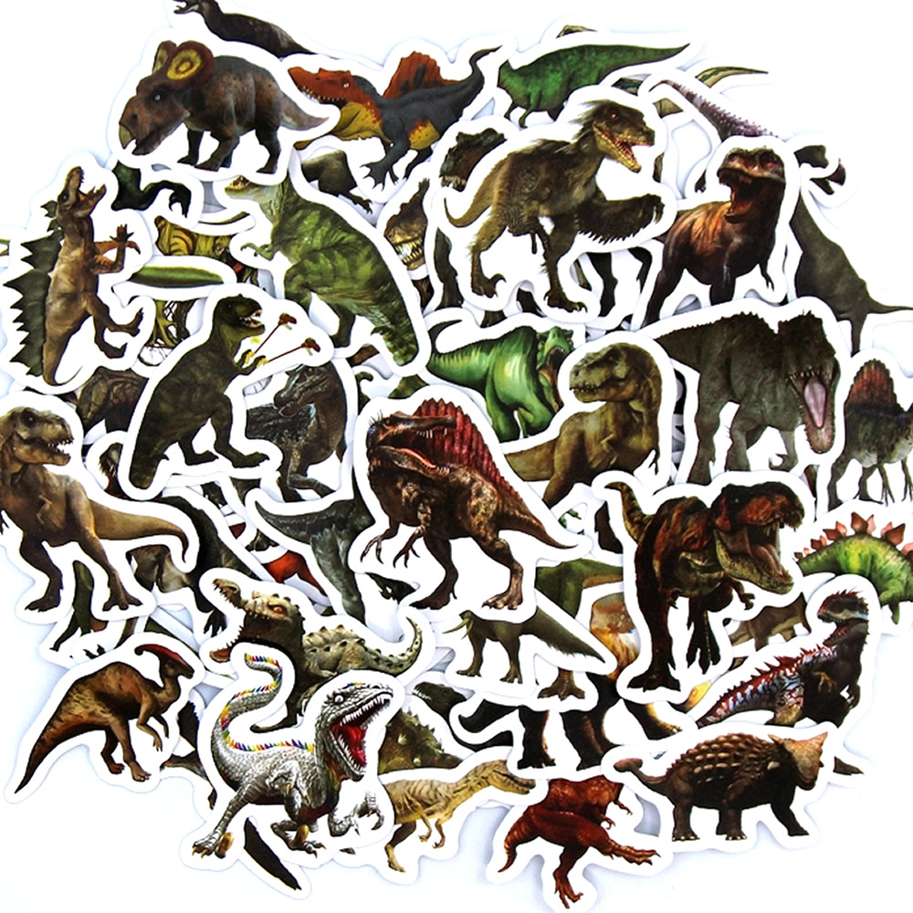 Kids Toys 10 Year Old - 10/50/100pcs Funny Dinosaur Stickers Cartoon Decals