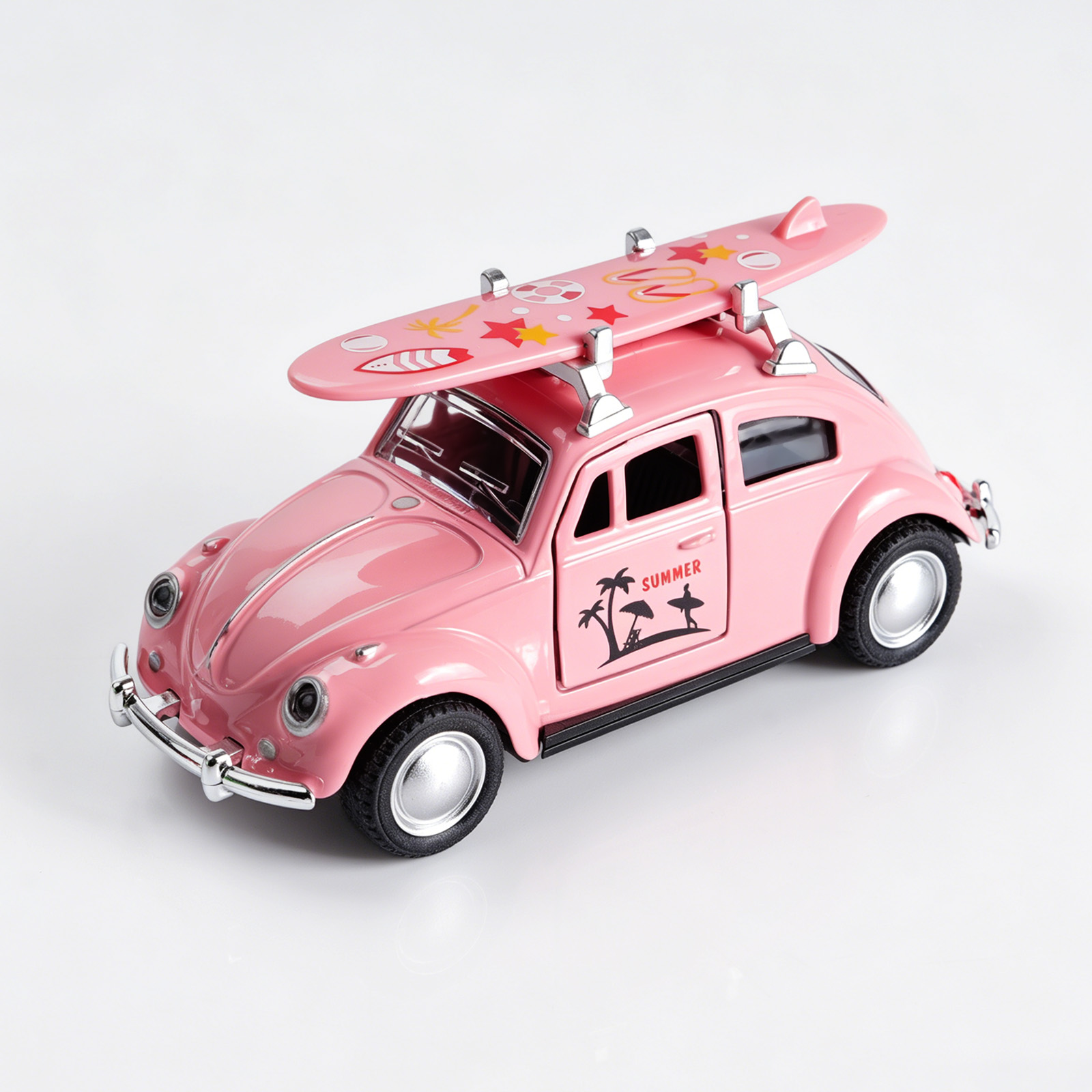 Kids Toys Car - 1:36 Pink Volkswagen Beetle Diecast Car