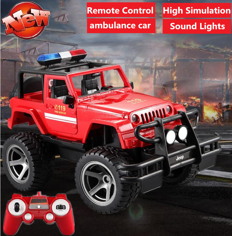 Kids Toys Under 50 - Large Ambulance 2.4G 4WD Remote Control