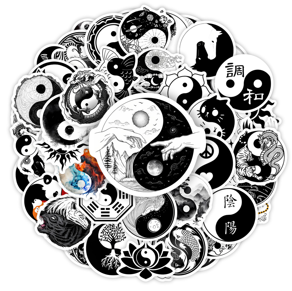 Kids Yoga Toys - YinYang Stickers Balance Yoga Zen Art