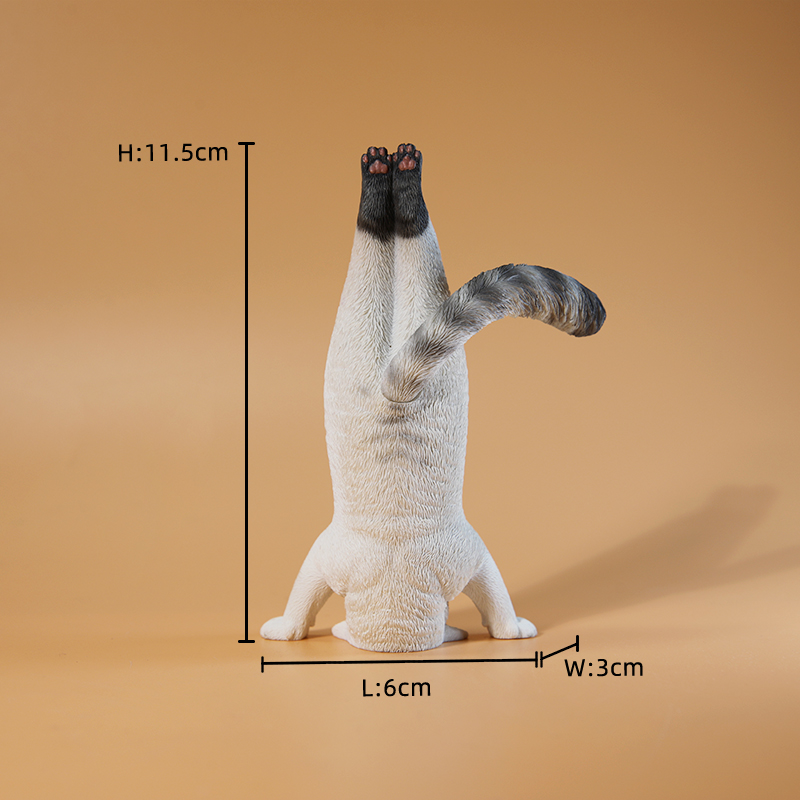 Kids Yoga Toys - 1/6 Scale Mini Simulated Fitness Cat