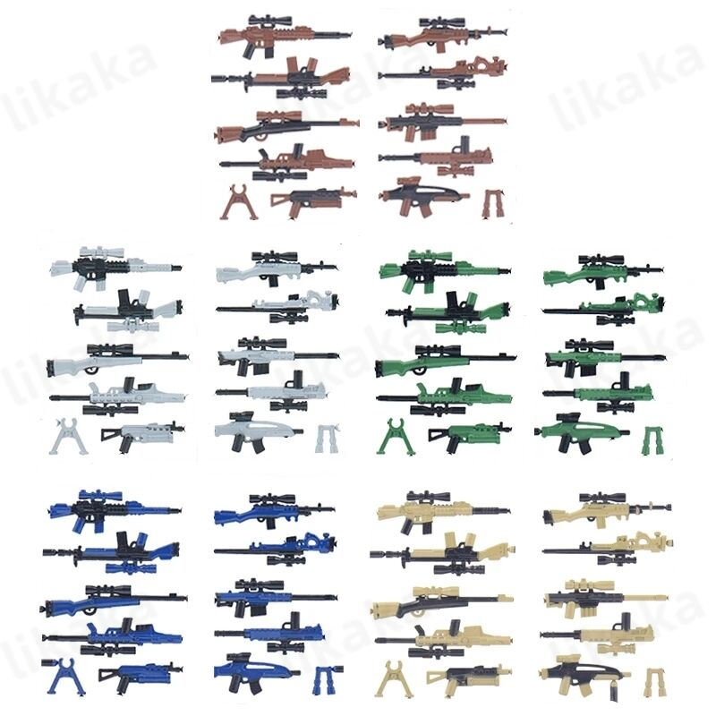 Kids Toys Under 50 - 50 Guns Painting Gun Building Blocks