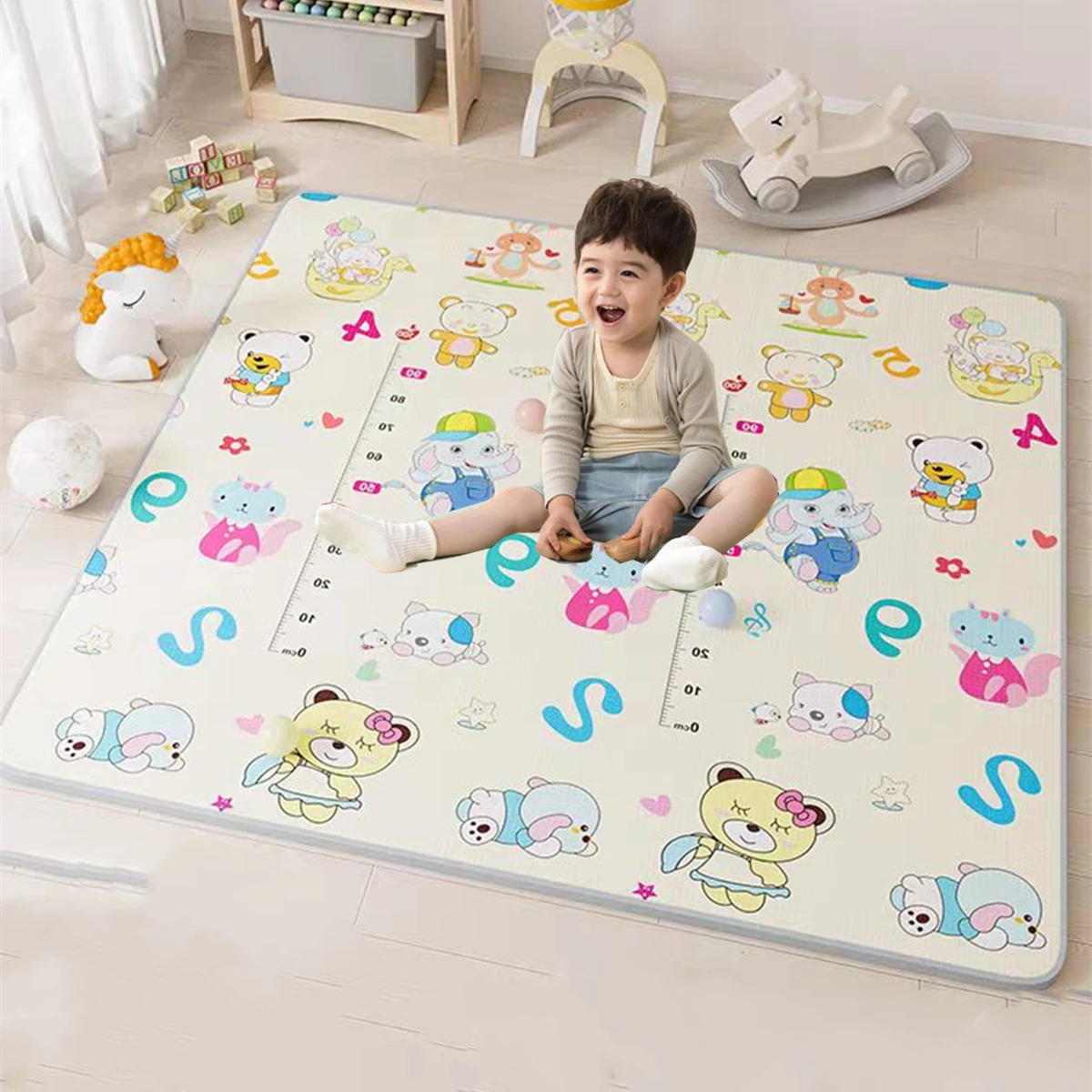 Kids Yoga Toys - Baby Play Mat Waterproof Soft Floor