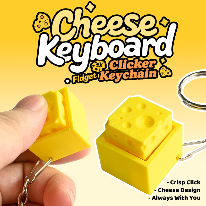 3D Printed Cheesy Key Fidget C - đánh giá và giá Kids Toys Return Gift