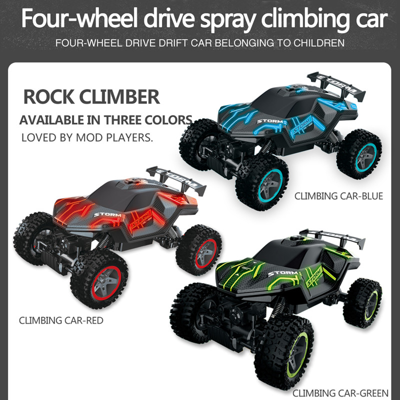 1:16 One-key Spray All-terrain - đánh giá và giá Kids Toys Under 50