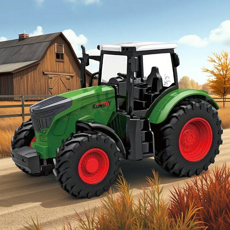 1:24 Inertial Farm Tractor wit - đánh giá và giá Kids Toys Return Gift