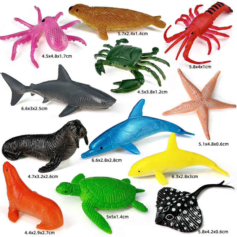 12pcs Ocean Sea Life Set Anima - đánh giá và giá Kids Toys 3 Year Old
