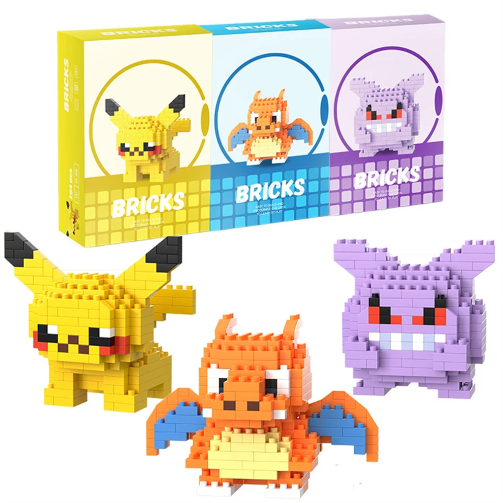 Pokemon Micro Building Blocks  - đánh giá và giá Kids Toys Movie