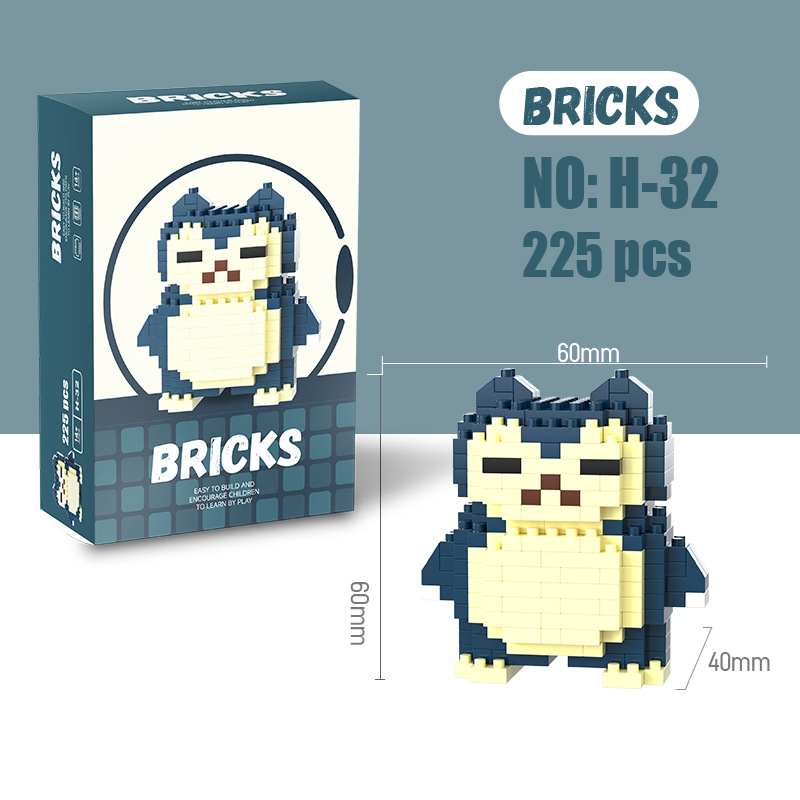Pokemon Micro Building Blocks  - đánh giá và giá Kids Toys Movie