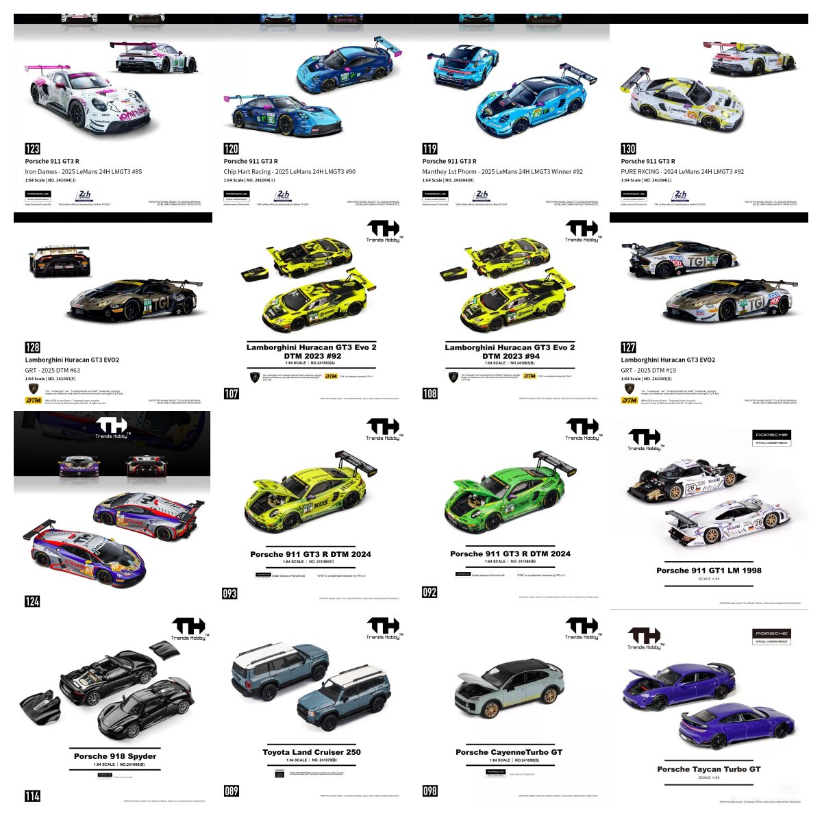 TH 1/64 Porsche 911 GT3 R LeMa - đánh giá và giá Kids Toys Car