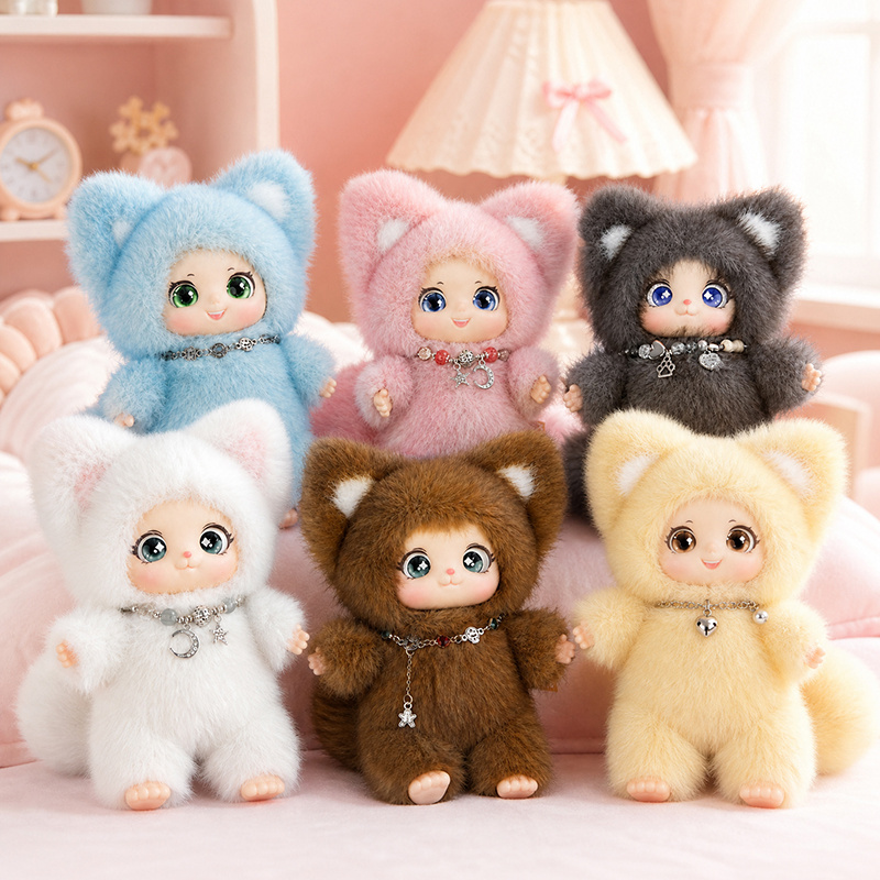 18cm New Cute Family Fox Plush - đánh giá và giá Kids Toys Movie