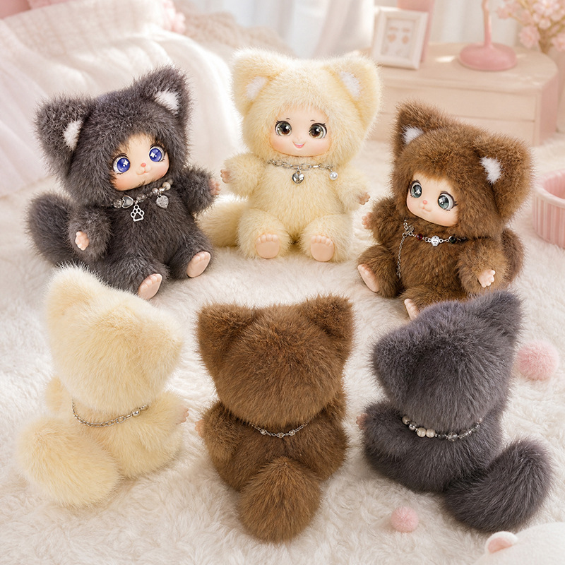 18cm New Cute Family Fox Plush - đánh giá và giá Kids Toys Movie