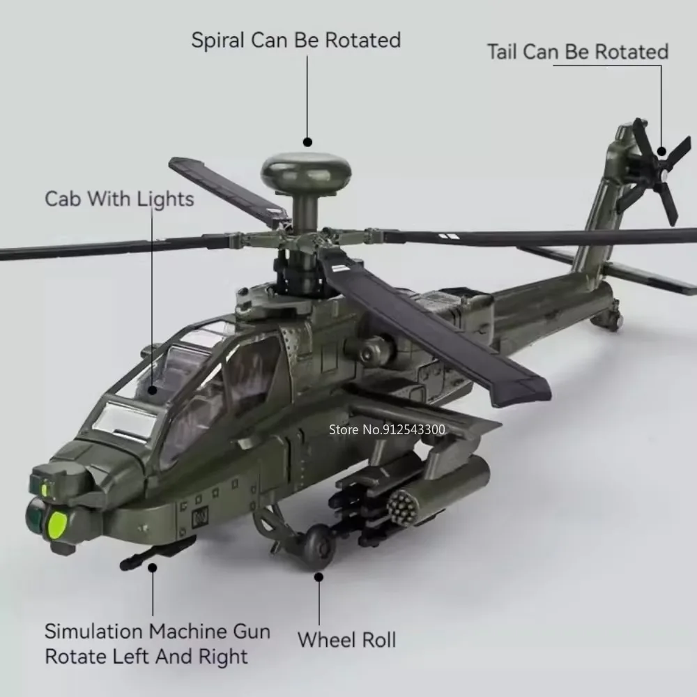 1:32 Scale AH-64 Airplane Mode - đánh giá và giá Kids Toys Car