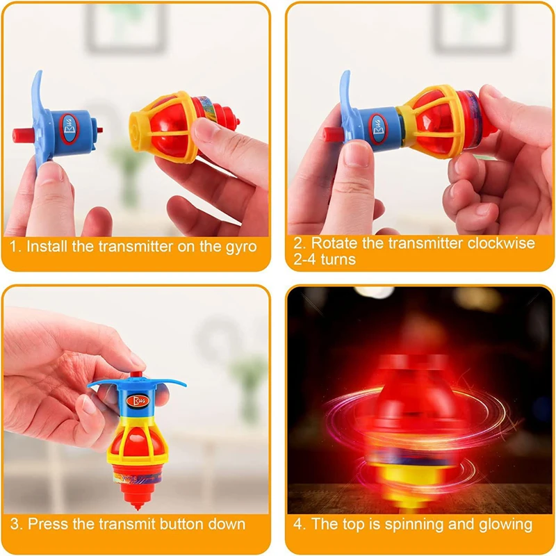 10-20PC Glow Rotating Gyro Kid - đánh giá và giá Kids Toys 10 Year Old