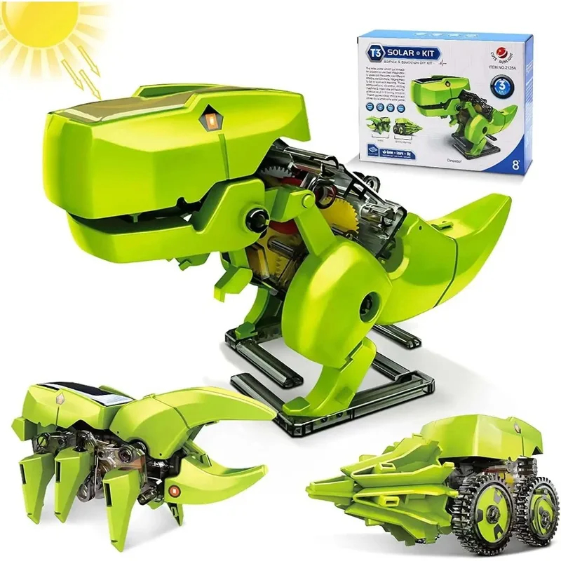 3-in-1 Solar Robot Kit, Dinosa - đánh giá và giá Kids Toys 10 Year Old