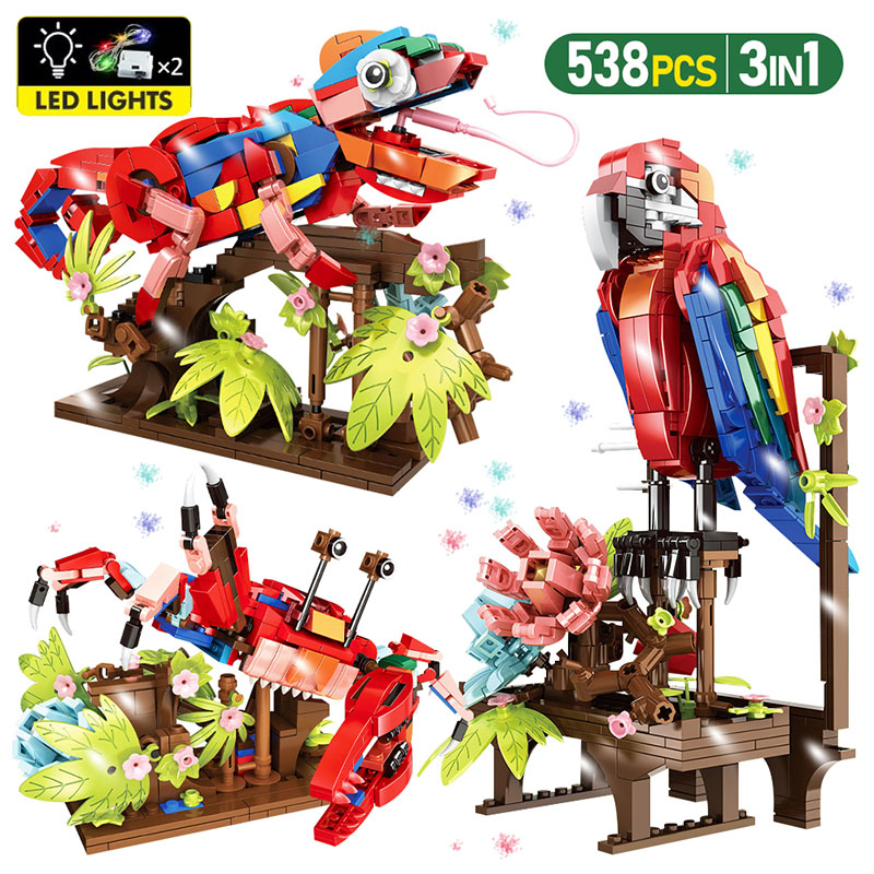 MOC 3 in 1 Amazon Jungle Serie - đánh giá và giá Kids Toys Amazon