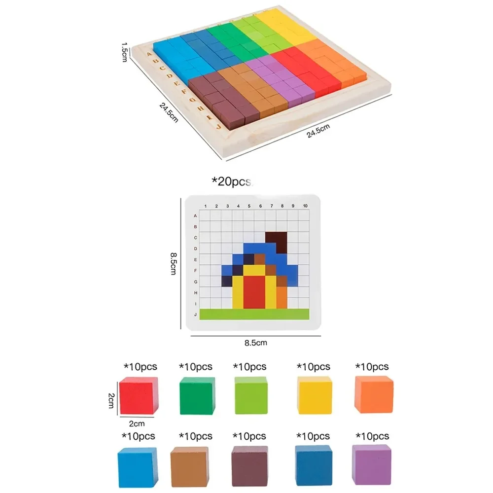Montessori Color Counting Buil - đánh giá và giá Kids Toys Under 100