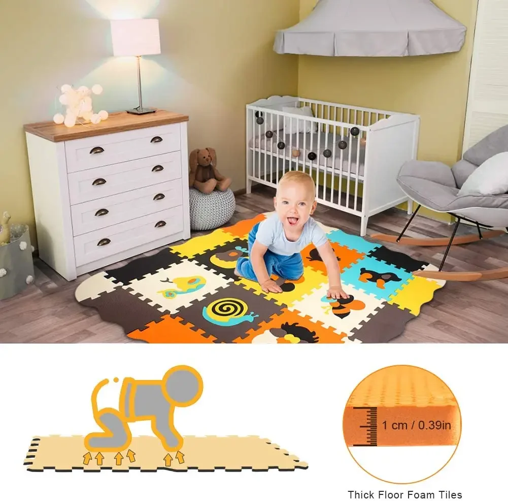Animal Pattern Baby Play Mat P - đánh giá và giá Kids Yoga Toys