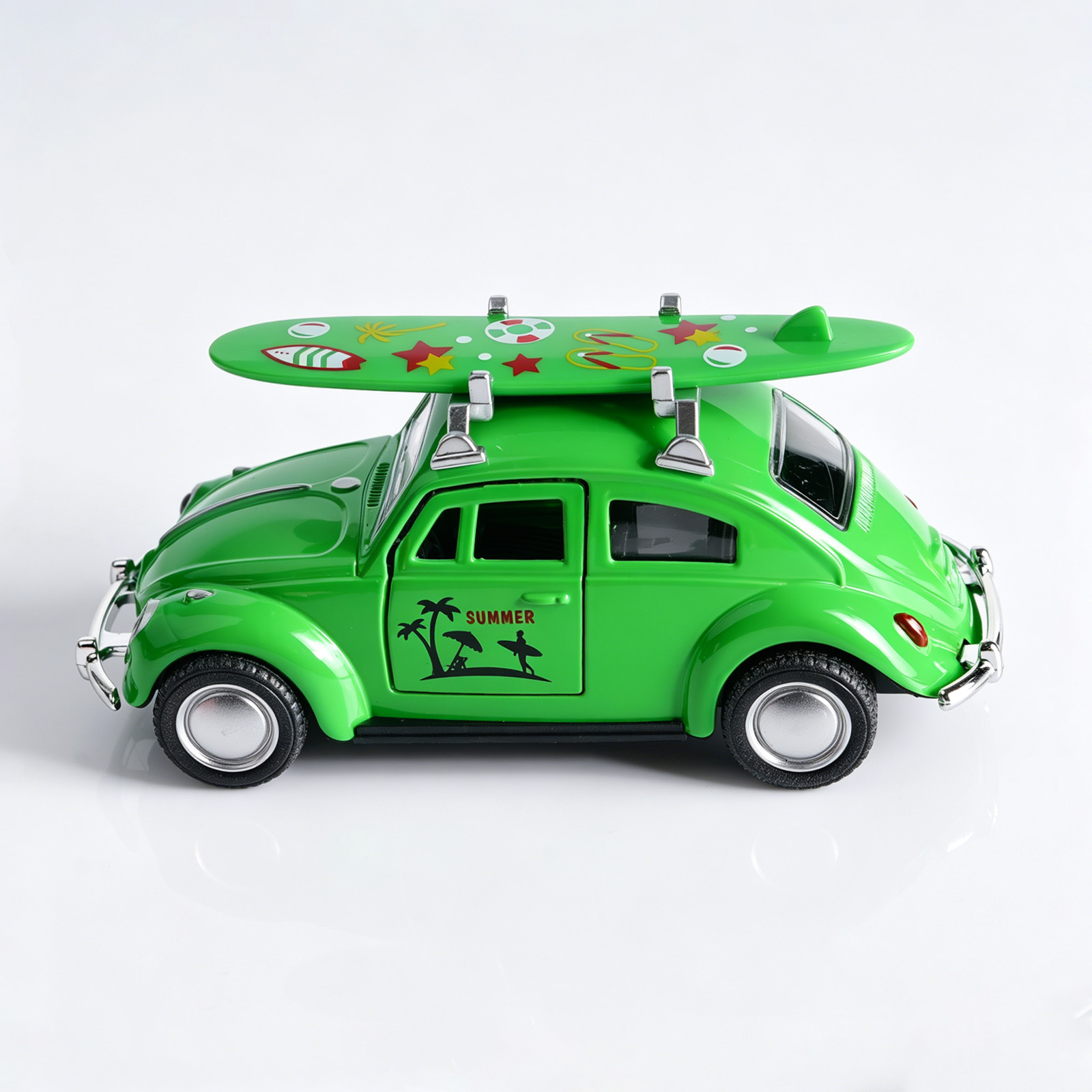 Retro Green Beetle Diecast Car - đánh giá và giá Kids Toys Car